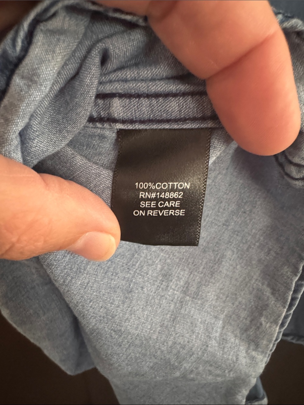 torrid Button Down Denim Shirt - Picture 7 of 8